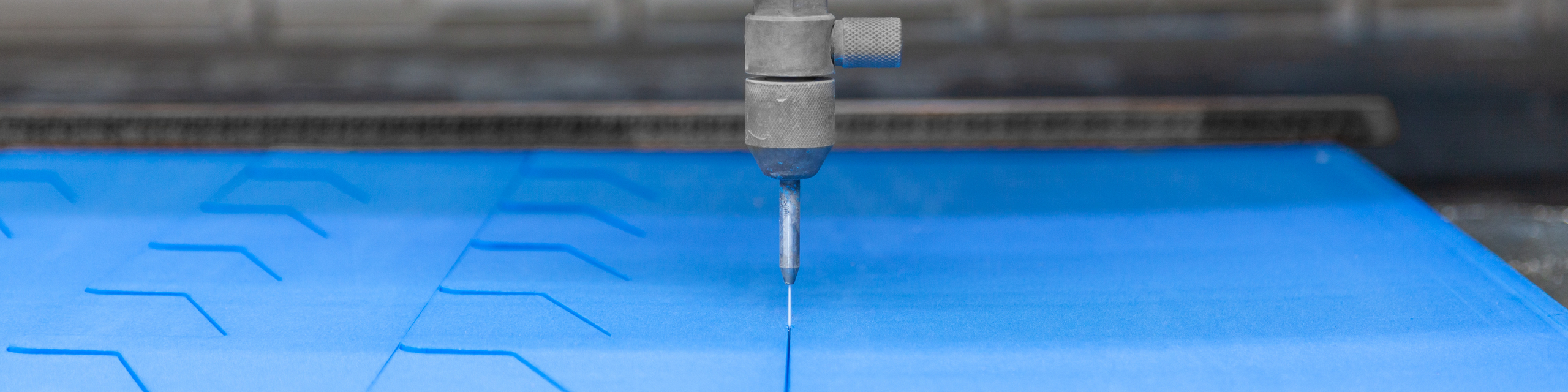 Industrial water jet cutting